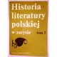 HISTORIA LITERATURY POLSKIEJ W ZARYSIE II TOMY